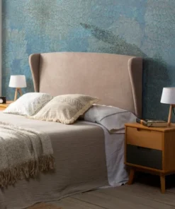 HOMN Tête De Lit Tapissée Oreiller 140x60 Cm Couleur Beige -Boutique Maisons du Monde tete de lit tapissee oreiller 140x60 cm couleur beige 1