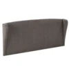 HOMN Tête De Lit Tapissée Oreiller 140x60 Cm Couleur Gris Foncé -Boutique Maisons du Monde tete de lit tapissee oreiller 140x60 cm couleur gris fonce