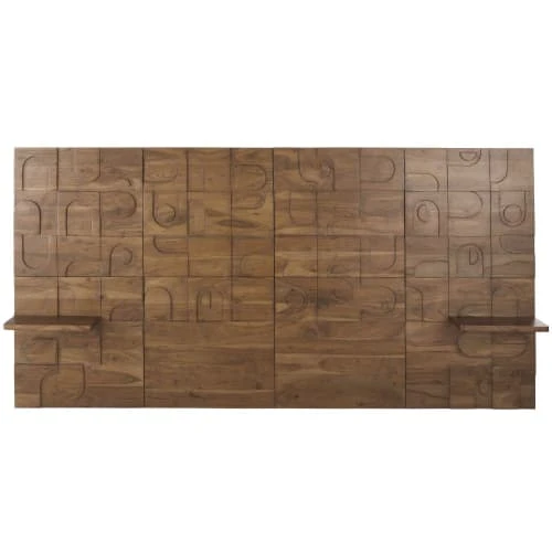 Maisons Du Monde Tête De Lit Vintage 140/160 Avec 2 Tablettes 3 Maisons Du Monde Tête De Lit Vintage 140/160 Avec 2 Tablettes