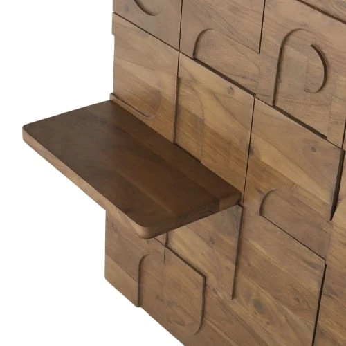 Maisons Du Monde Tête De Lit Vintage 140/160 Avec 2 Tablettes 5 Maisons Du Monde Tête De Lit Vintage 140/160 Avec 2 Tablettes – Image 3