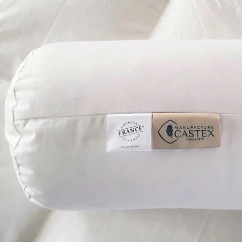 Castex Traversin Naturel Mi-ferme En Plumes Et Duvet 180 Cm 6 Castex Traversin Naturel Mi-ferme En Plumes Et Duvet 180 Cm – Image 4